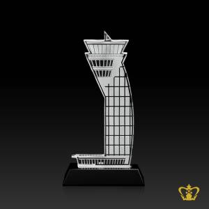 Crystal-cutout-of-Baharain-airport-tower-gift-tourist-souvenir