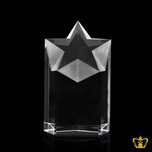 CG-PENTA-STAR-TROPHY-6IN-CLEAR