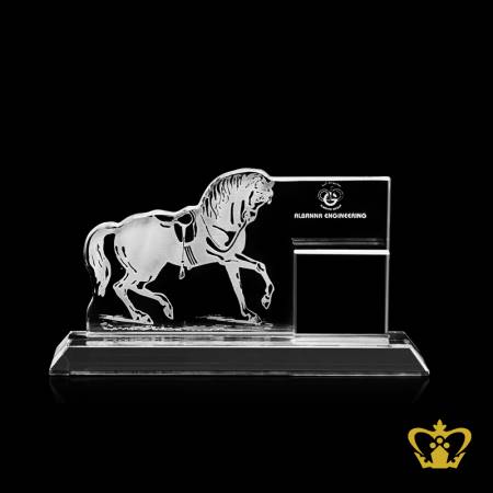 CG-CUTOUT-HORSE-3X6IN-W-CLEAR-BASE