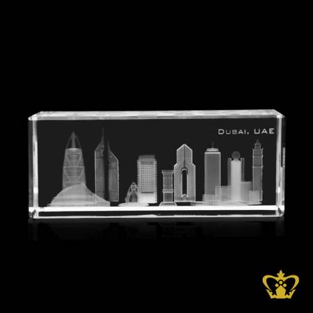 BLG-CUBE-LASER-60X60X150MM-DUBAI-SKYLINE