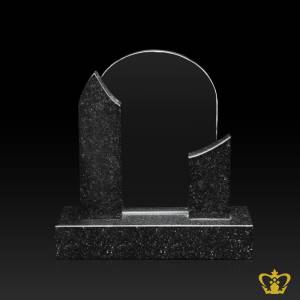 Personalized-crystal-trophy-with-marble-base-customized-text-engraving-logo