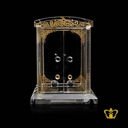 Crystal-dressing-table-jewelry-box-with-golden-handcrafted-design-pattern-exquisite-gift-for-her