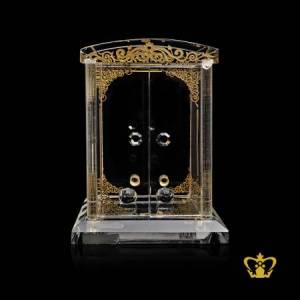 Crystal-dressing-table-jewelry-box-with-golden-handcrafted-design-pattern-exquisite-gift-for-her