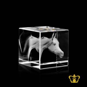 BLG-CUBE-LASER-60X60X60MM-3D-HORSE-HEAD