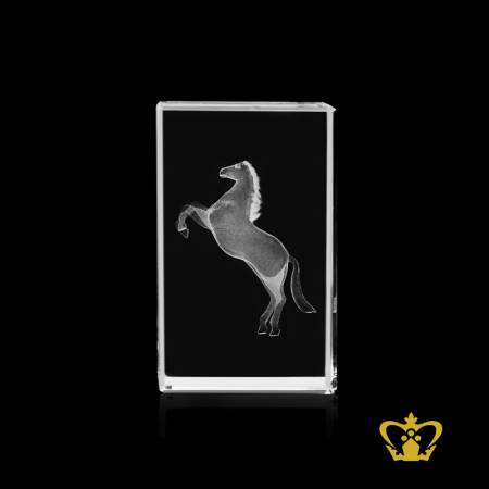 BLG-CUBE-50X80MM-HORSE-3D-LASER