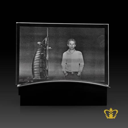 Lovely-pleasant-gift-Crystal-frame-with-led-light-base-engrave-with-2D-laser-Family-friend-s-pictures-message-or-text-special-occasion-gift