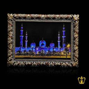 Photo-frame-of-The-Sheikh-Zayed-Grand-Mosque-Abu-Dhabi