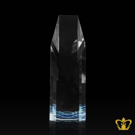 Crystal-trophy-Facet-cuts-with-wave-pattern-customized-logo-text