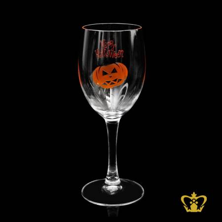 Manufactured-artistic-red-wine-glass-theme-Happy-Halloween-engraved