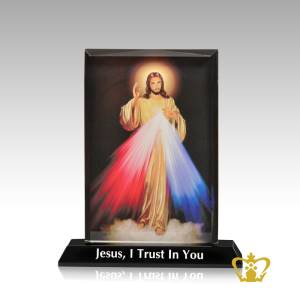 Crystal-rectangular-plaque-with-UV-printing-Jesus-Christ-Christian-occasions-baptism-Easter-Christmas-gifts