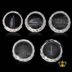 Crystal-diamond-set-desktop-item-laser-engraved-Burj-Al-Arab-Jumeirah-Beach-Hotel-Atlantis-The-Palm-Emirates-Towers-and-Burj-Khalifa-world-famous-landmark-gift-tourist-souvenir