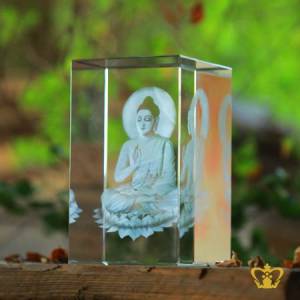 Crystal-cube-with-Gautama-Buddha-3D-laser-engraved-holy-occasions-Vesak-Buddhist
