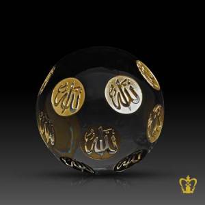 Crystal-Ball-Allah-Golden-Arabic-word-Calligraphy-Islamic-Religious-Occasion-Crystal-souvenir-Ramadan-Eid-Gift