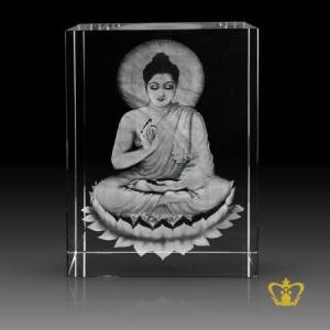 Crystal-cube-with-Gautama-Buddha-3D-laser-engraved-holy-occasions-Vesak-Buddhist