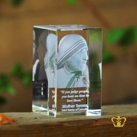 Mother-Teresa-Saint-Teresa-of-Calcutta-3D-Laser-Engraved-Crystal-Cube-with-her-Most-Popular-Quotes-Inspirational-and-Motivational-Gifts