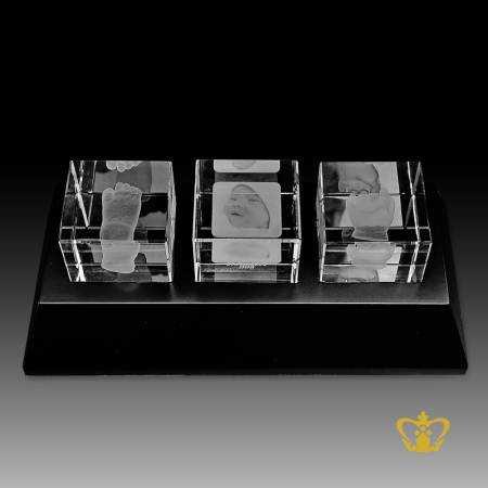 New-born-baby-3D-laser-engraved-crystal-cube-celebration-birthday-gift-special-occasions-souvenir-customized-personalized-logo-text