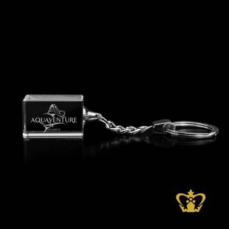 Crystal-key-chain-2D-laser-engrave-aquaventure-atlantis