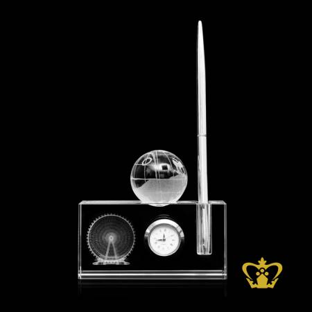 CG-AIN-DUBAI-CUBE-50X50X100MM-W-GLOBE-PENSTAND