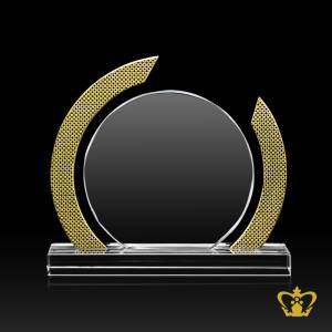 BLG-CIRCLE-TROPHY-CLEAR-BLACK-8IN