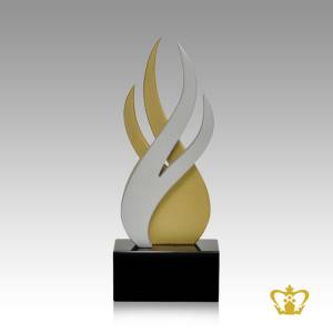 CG-FLAME-TROPHY-GOLD-SILVER-8INC