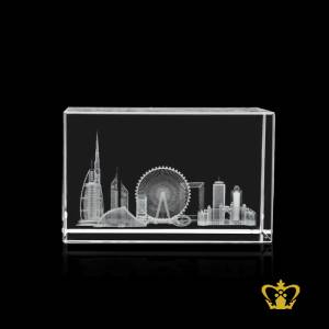 CUBE-50X50X80MM-NEW-DUBAI-SKYLINE-3D-LASER