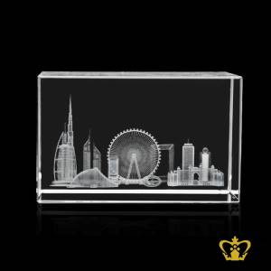 CUBE-60X60X100MM-NEW-DUBAI-SKYLINE-3D-LASER