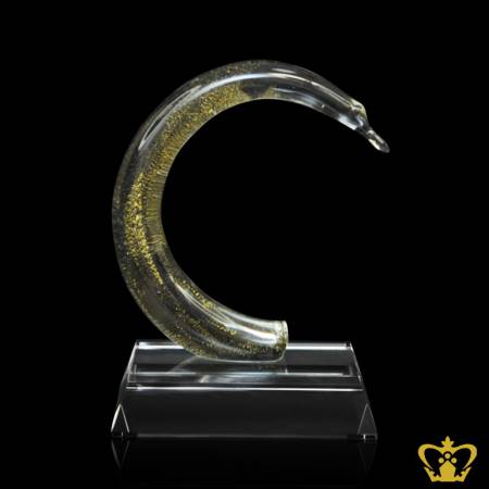 PRE-SNAKE-TROPHY-29CM-C-SHAPE-GOLD-W-ECO