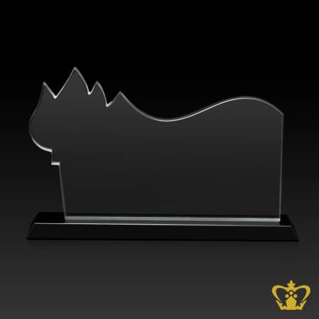 CG-FLAME-SHAPE-CUTOUT-TROPHY-11IN