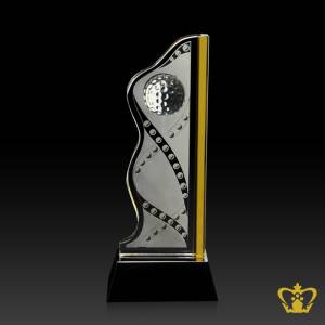 KND-GOLF-TROPHY-9-75IN-AMBER-CLEAR