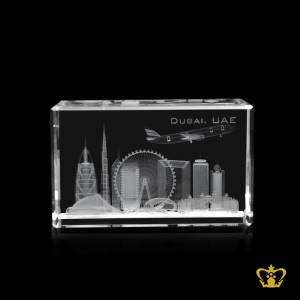 CUBE-60X60X100MM-NEW-DUBAI-SKYLINE-3D-LASER