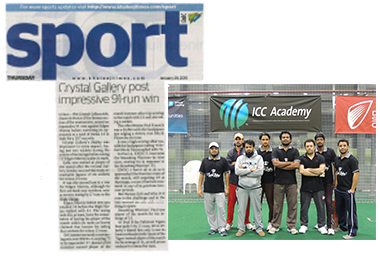 Crystal Gallery Post Impressive 91-Run Win