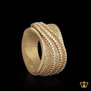 Golden-ring-embellished-with-sparkling-crystal-diamond