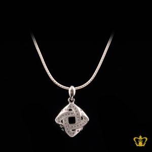Classic-silver-pendant-embellished-with-crystal-stone-exquisite-jewelry-gift-for-her