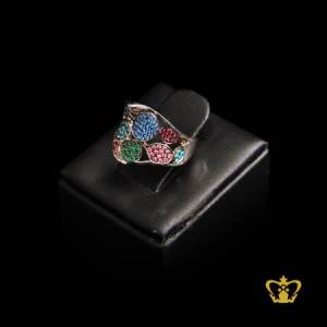 Charming-designer-multicolor-elegant-crystal-silver-ring-lovely-gift-for-her