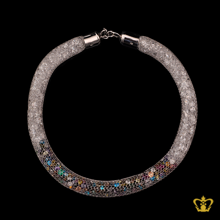Mesh-tube-silver-bracelet-filled-with-assorted-crystal-stone-exquisite-jewelry-gift-for-her