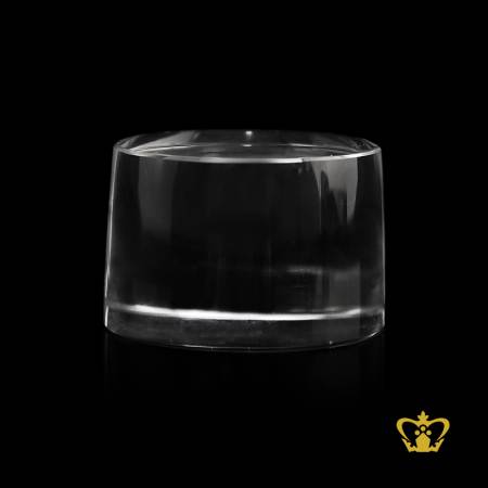 Personalized-crystal-cylinder-for-desktop-customized-with-your-name-designation-logo