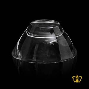 Personalized-crystal-cone-customized-with-your-name-designation-Logo