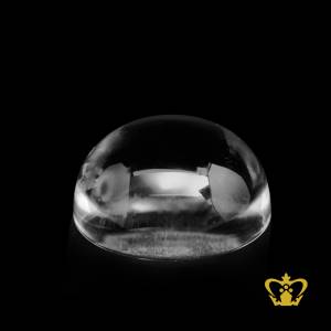 Personalized-half-ball-paper-weight-for-desktop-customized-with-your-name-designation-logo