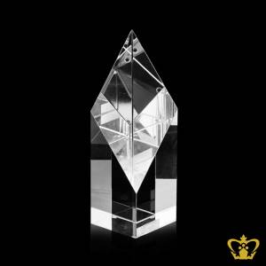 Crystal-sloping-diamond-prism-trophy-customized-text-engraving-logo