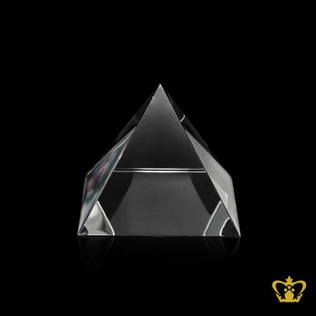 Personalized-crystal-pyramid-customized-with-your-name-designation-logo