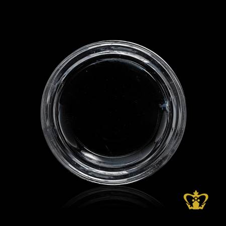 Personalized-crystal-half-ball-paper-weight-desktop-customized-with-your-name-designation-logo