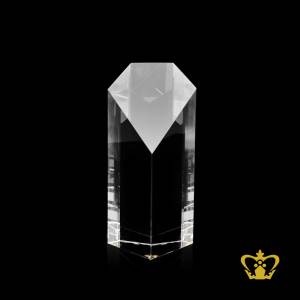 Personalized-crystal-pentagon-trophy-customized-logo-text