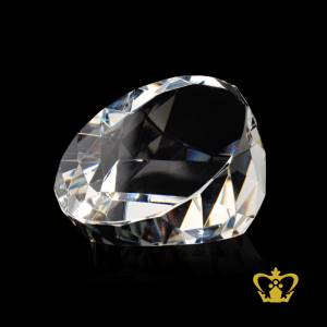 Personalized-crystal-diamond-paper-weight-for-desktop-customized-with-your-name-designation-logo
