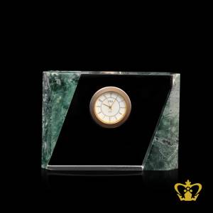 Personalized-Crystal-Name-Plates-with-clock-for-desk-desktop-customized-with-your-name-designation-logo