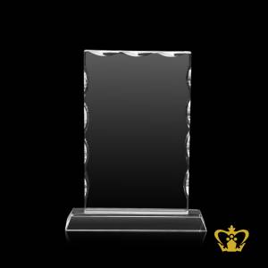 Customized-Crystal-Rectangular-Plaque-Memento-Logo-Engrave-With-Clear-Crystal-Base