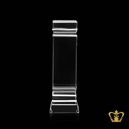 Handcrafted-Crystal-Pillar-Trophy-Customized-logo-text