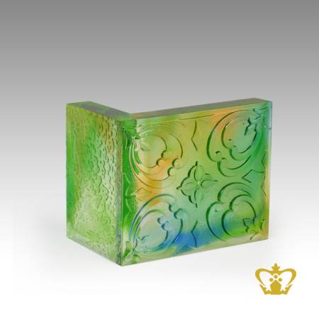 Manufactured-Artistic-Crystal-Colored-Base-with-Intricate-Detailing