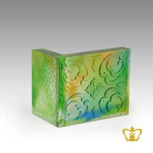 Manufactured-Artistic-Crystal-Colored-Base-with-Intricate-Detailing