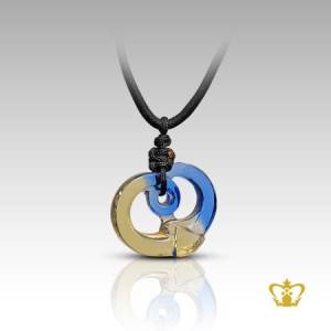 Blue-and-yellow-classic-crystal-pendant-exquisite-jewelry-gift-for-her