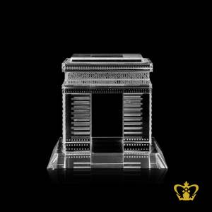 The-Gate-Building-crystal-replica-VIP-corporate-gift-customized-logo-text